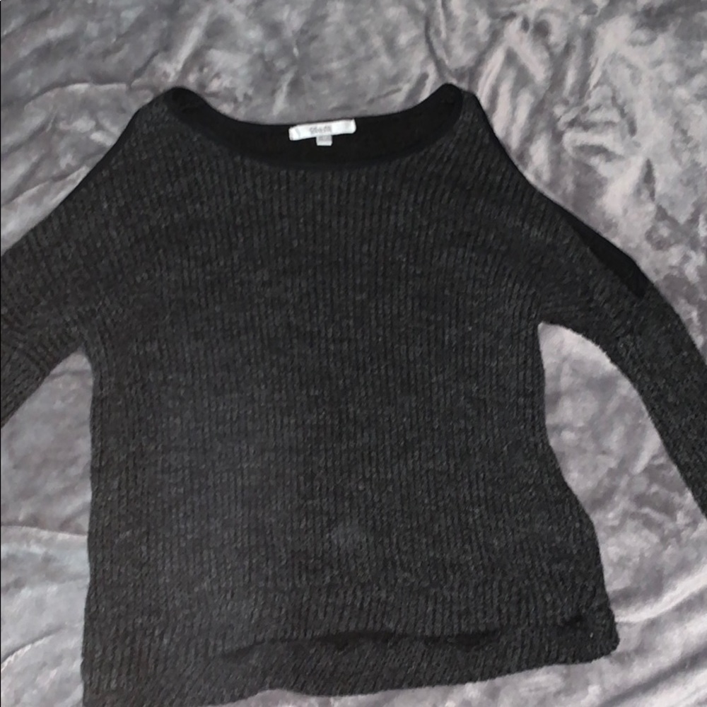 Multi grey off the shoulder top